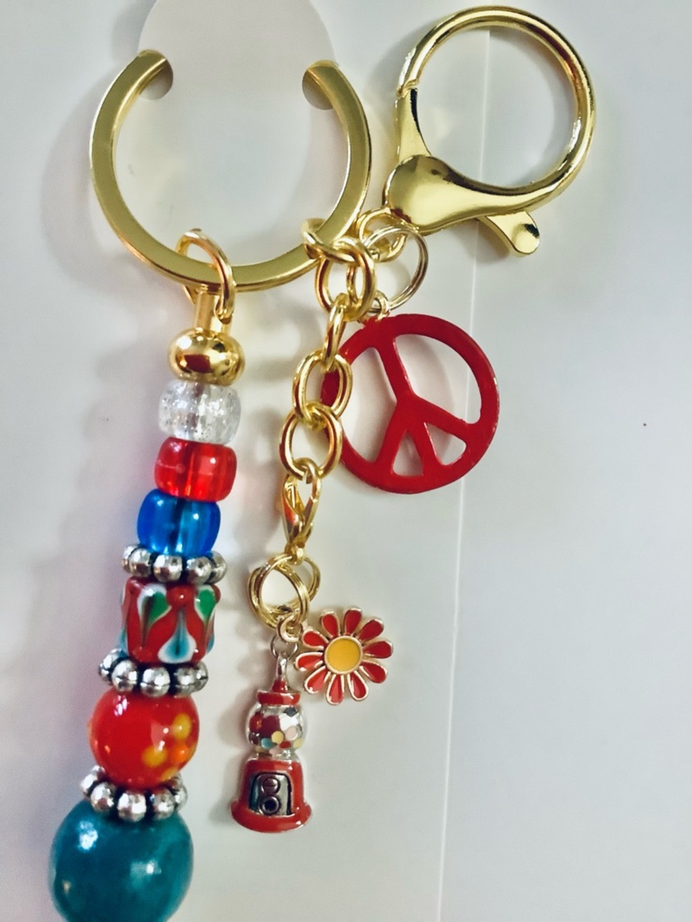 2 New Handcrafted Keychains - Picture 3 of 5